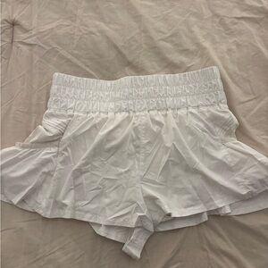 FP Movement by Free People White Athletic Shorts